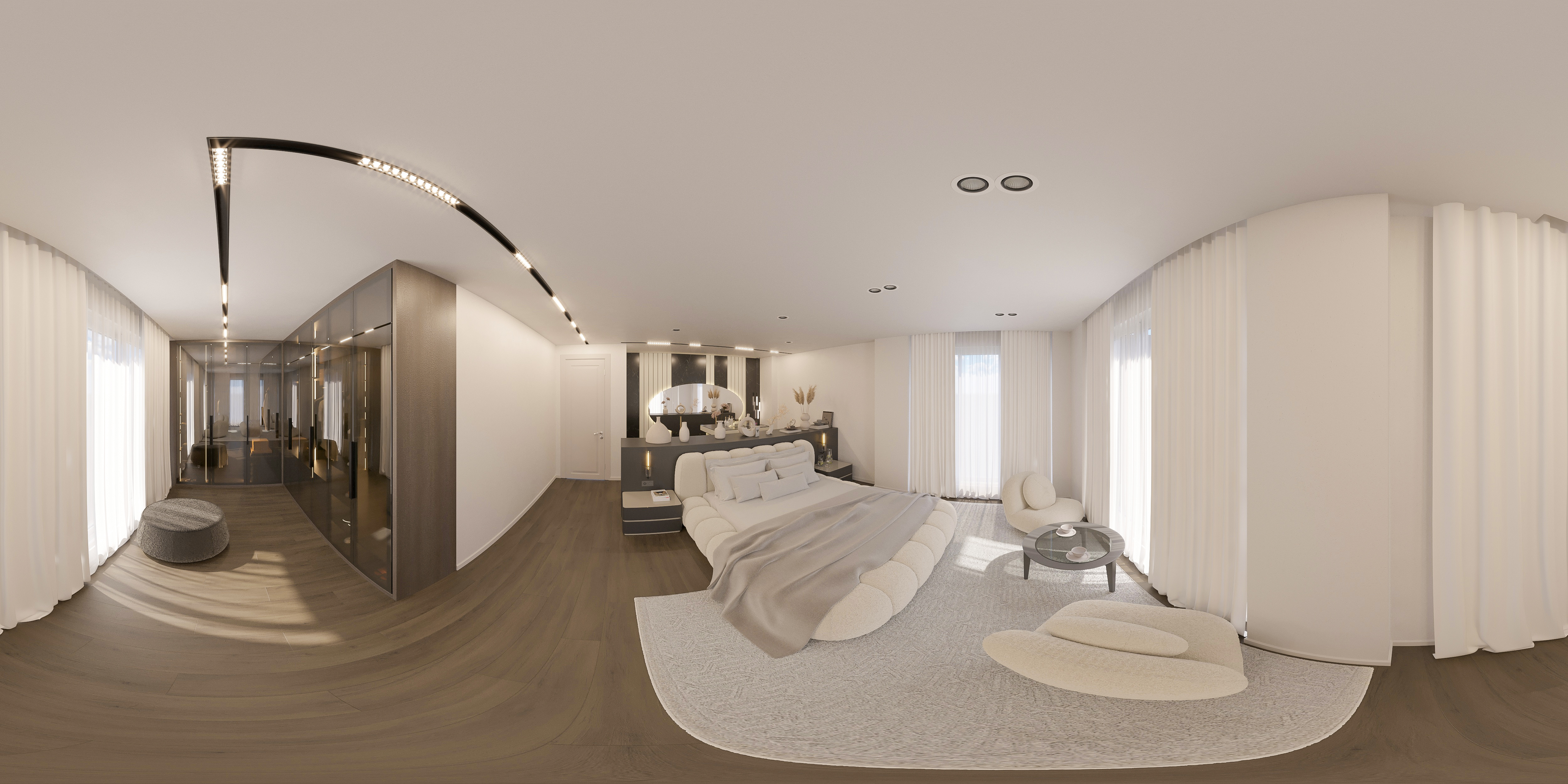 Enhancing Spatial Experience with 360° Panoramic Renders