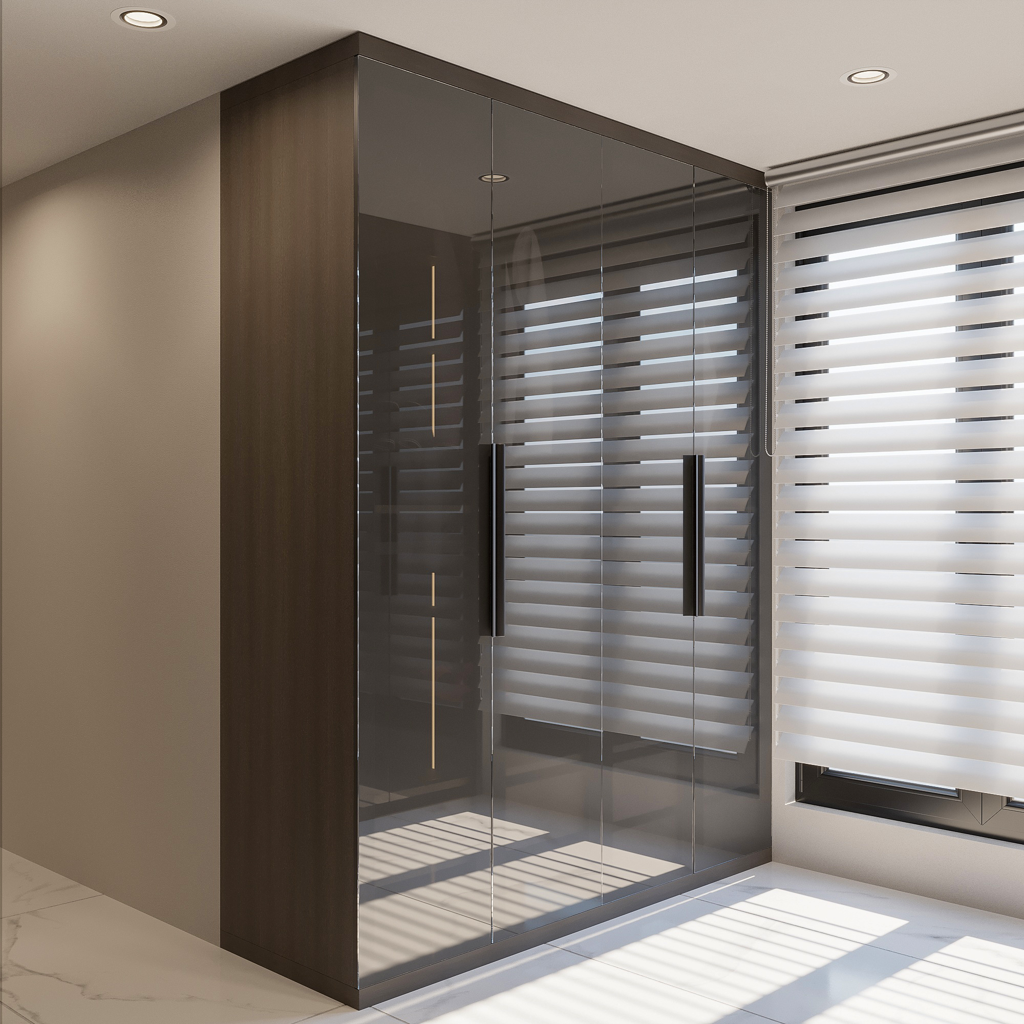 Glass Door Wardrobes