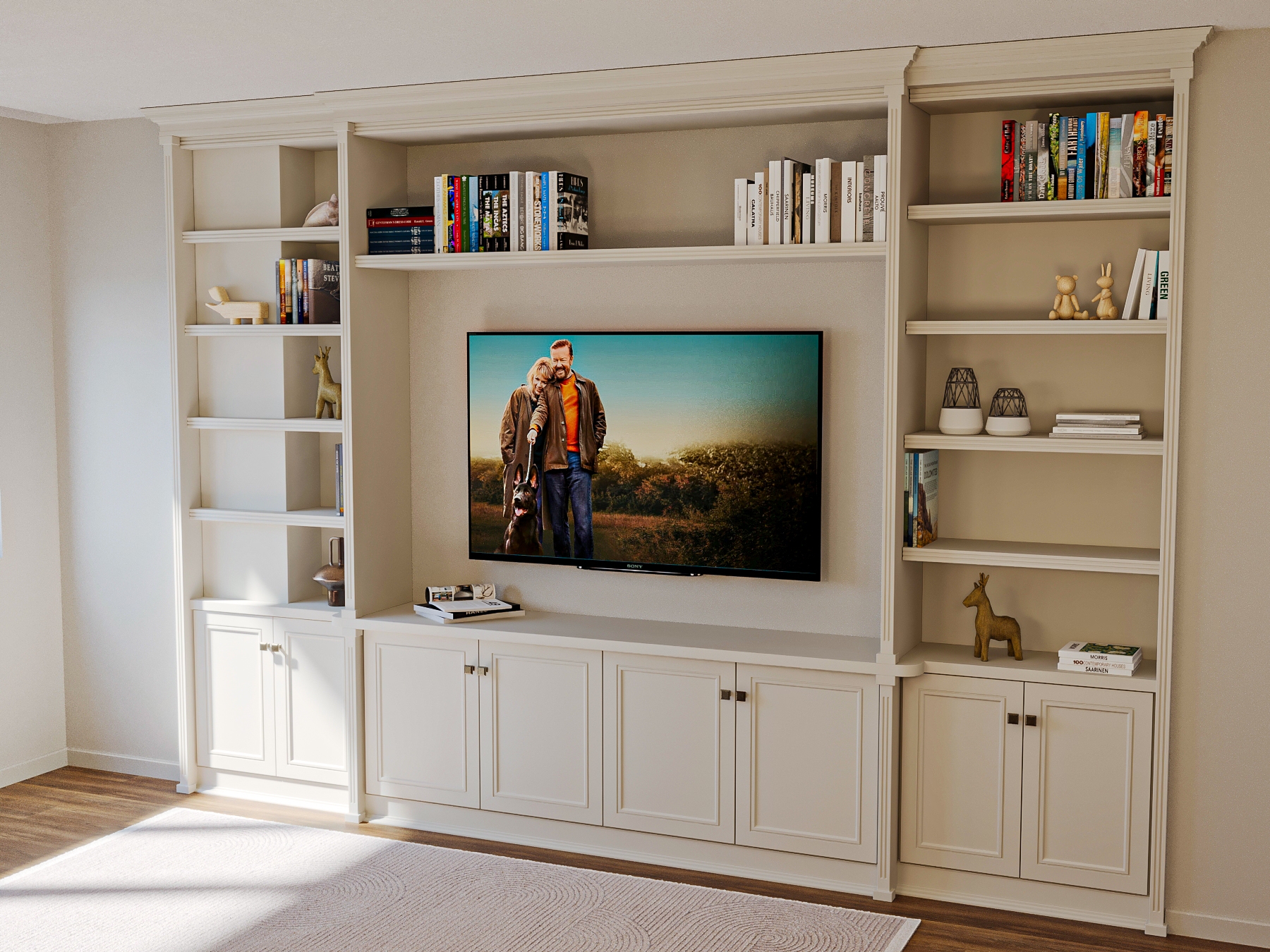 Neoclassical TV Unit