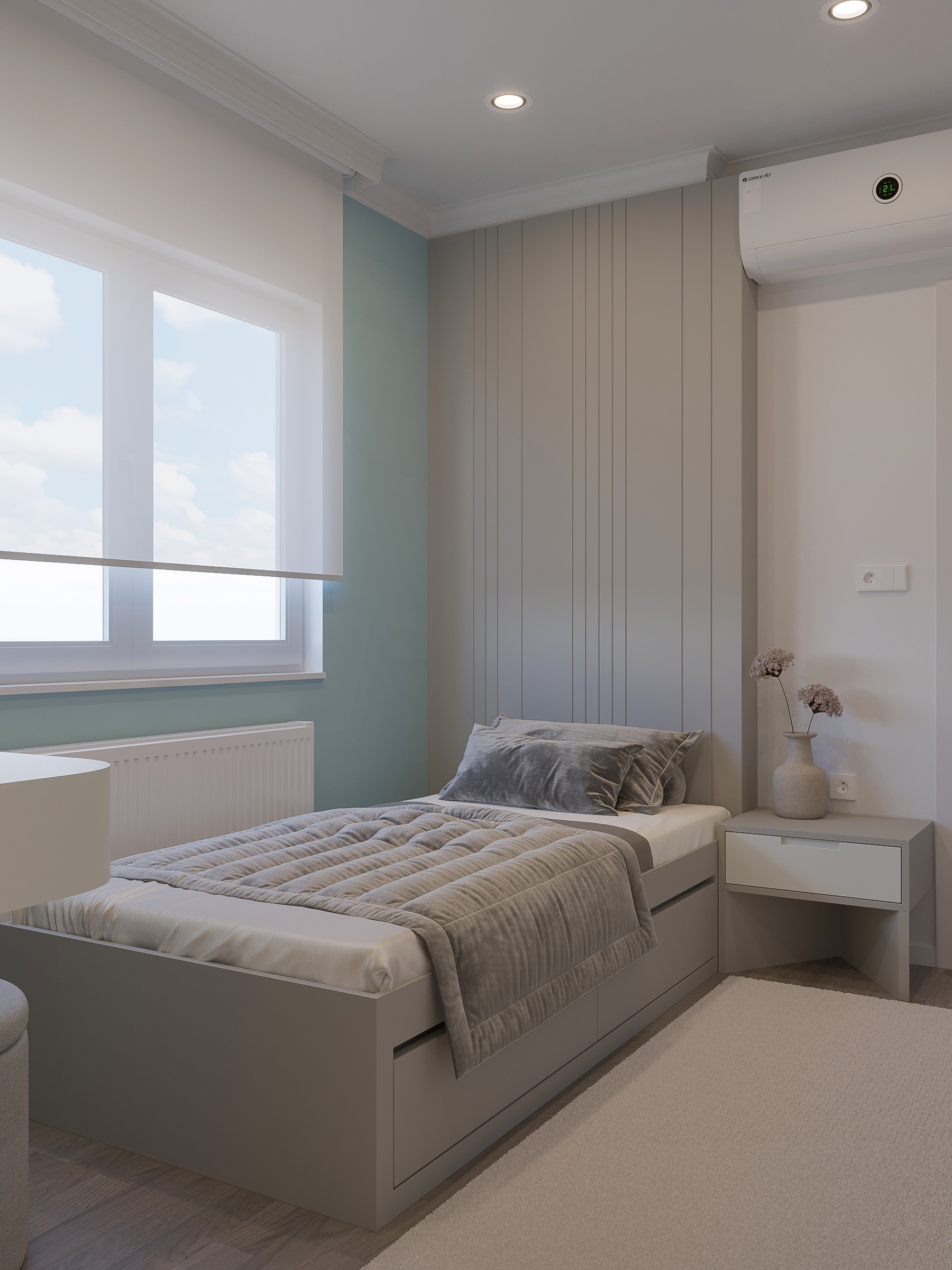 Soil Brown Bedroom Design