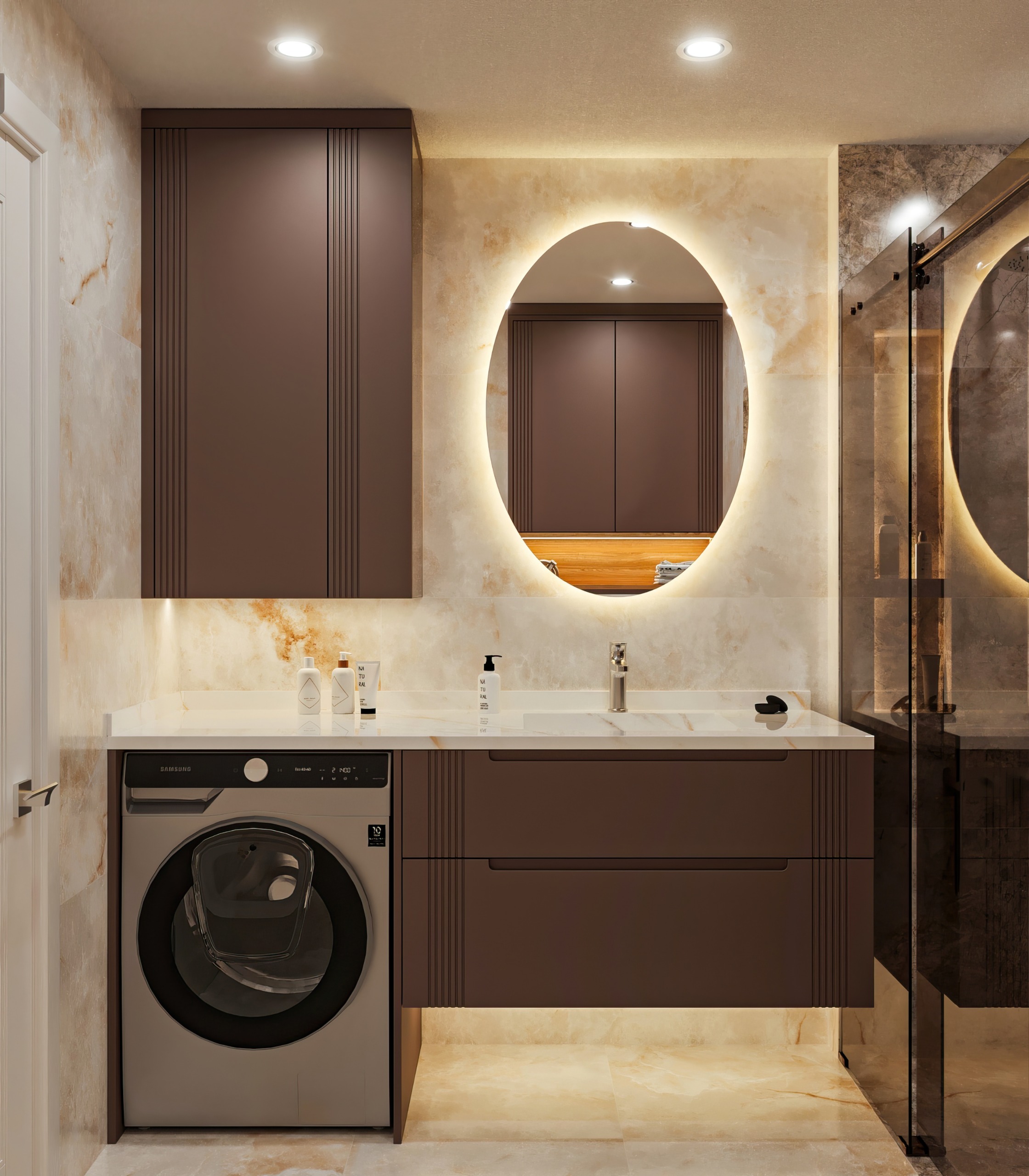 Cappuccino Bathroom Design