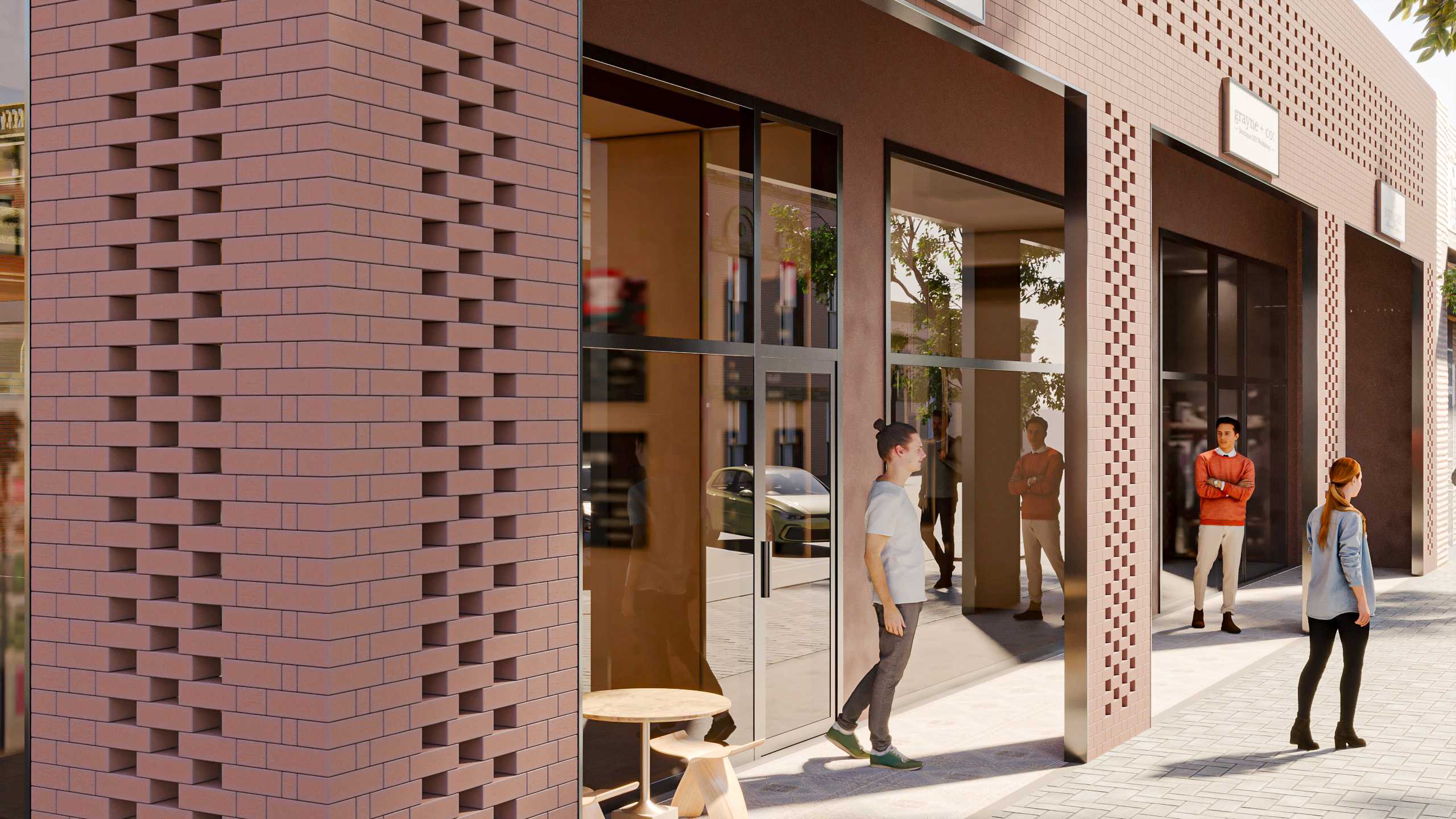Brick Facade Building / Lethbridge - CAN
