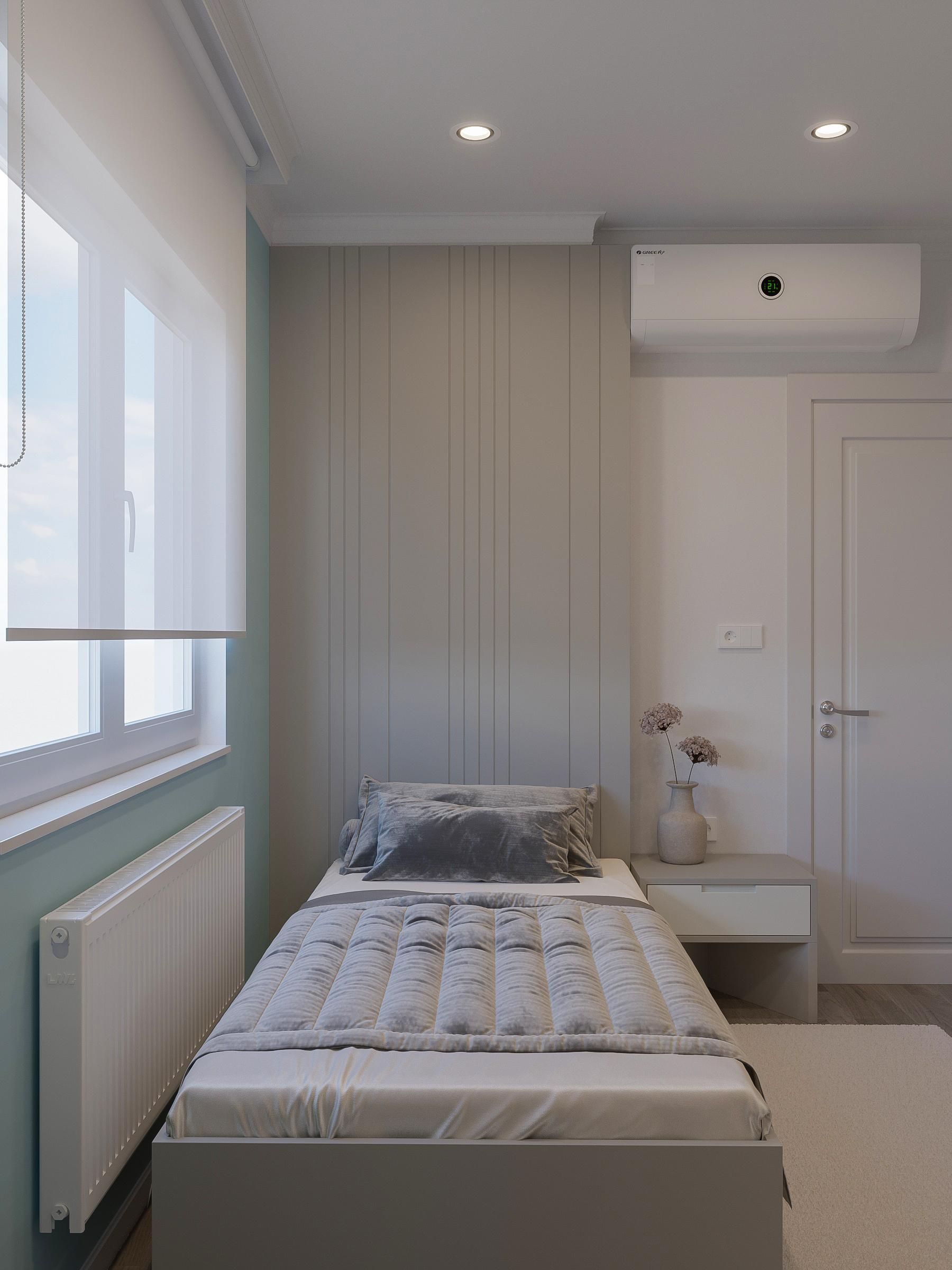 Soil Brown Bedroom Design