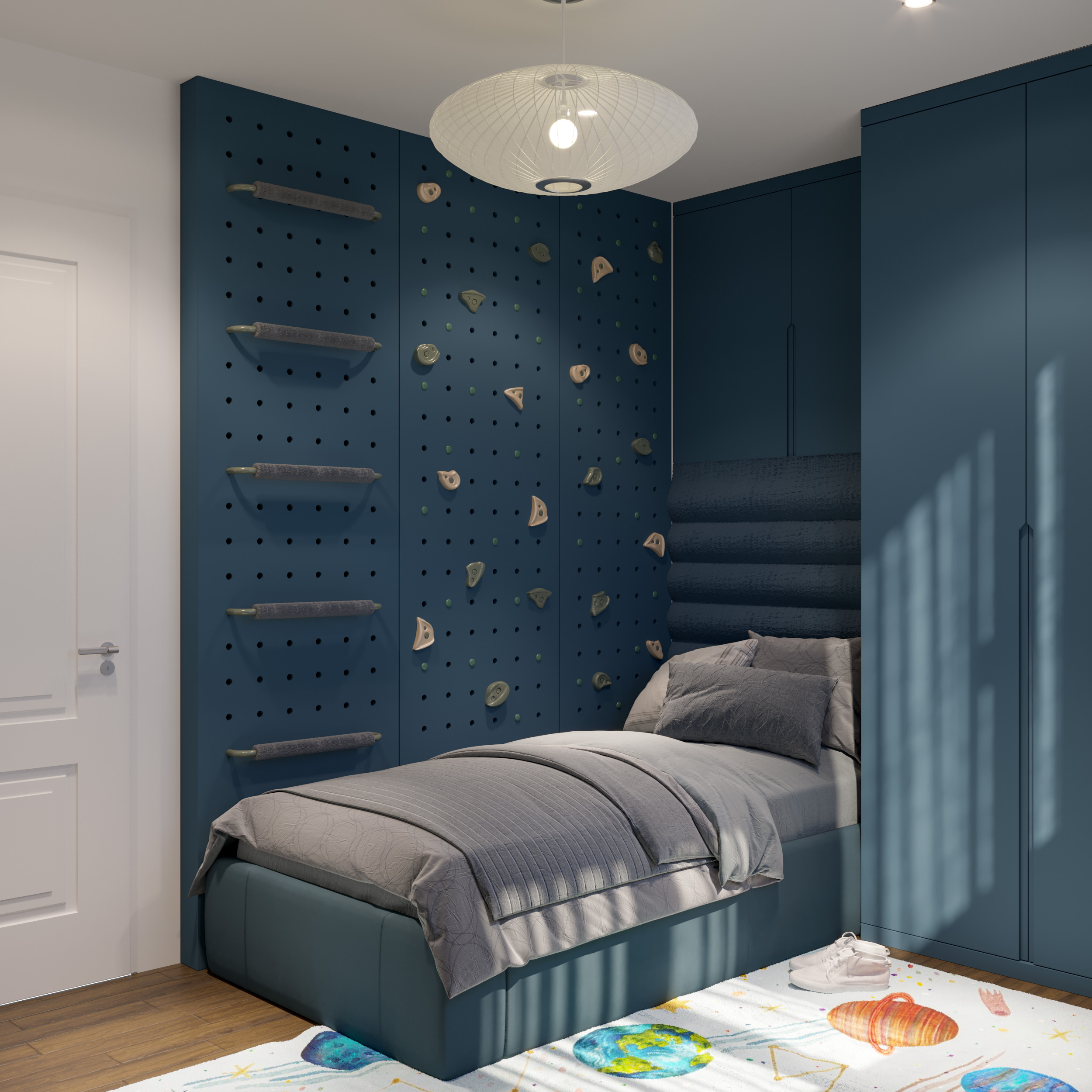 Dark Blue Children’s Room