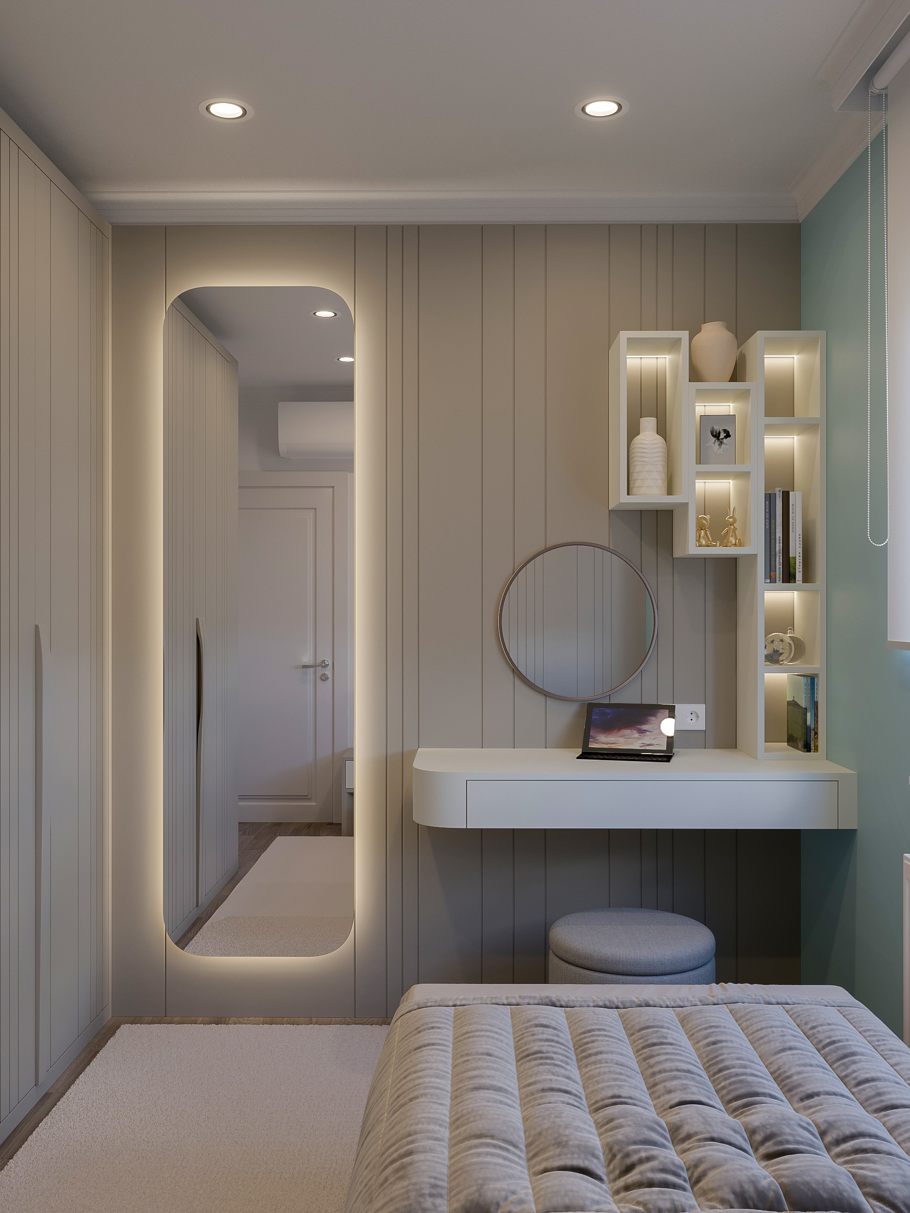 Soil Brown Bedroom Design