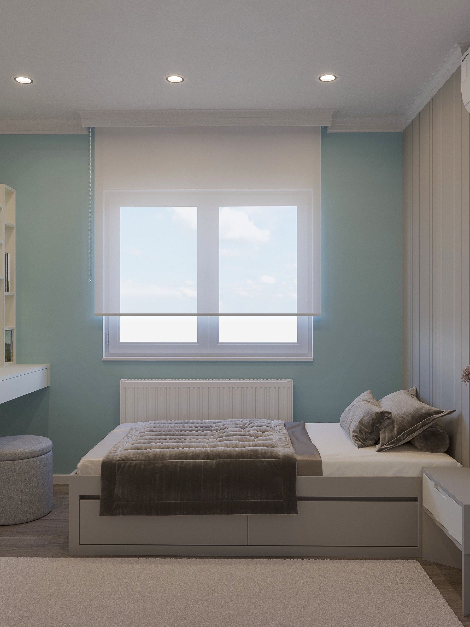 Soil Brown Bedroom Design