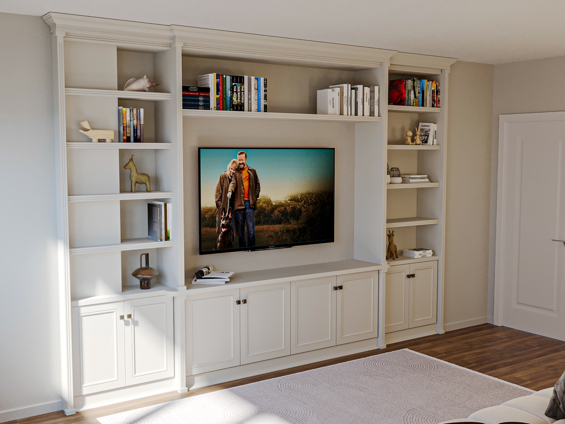 Neoclassical TV Unit