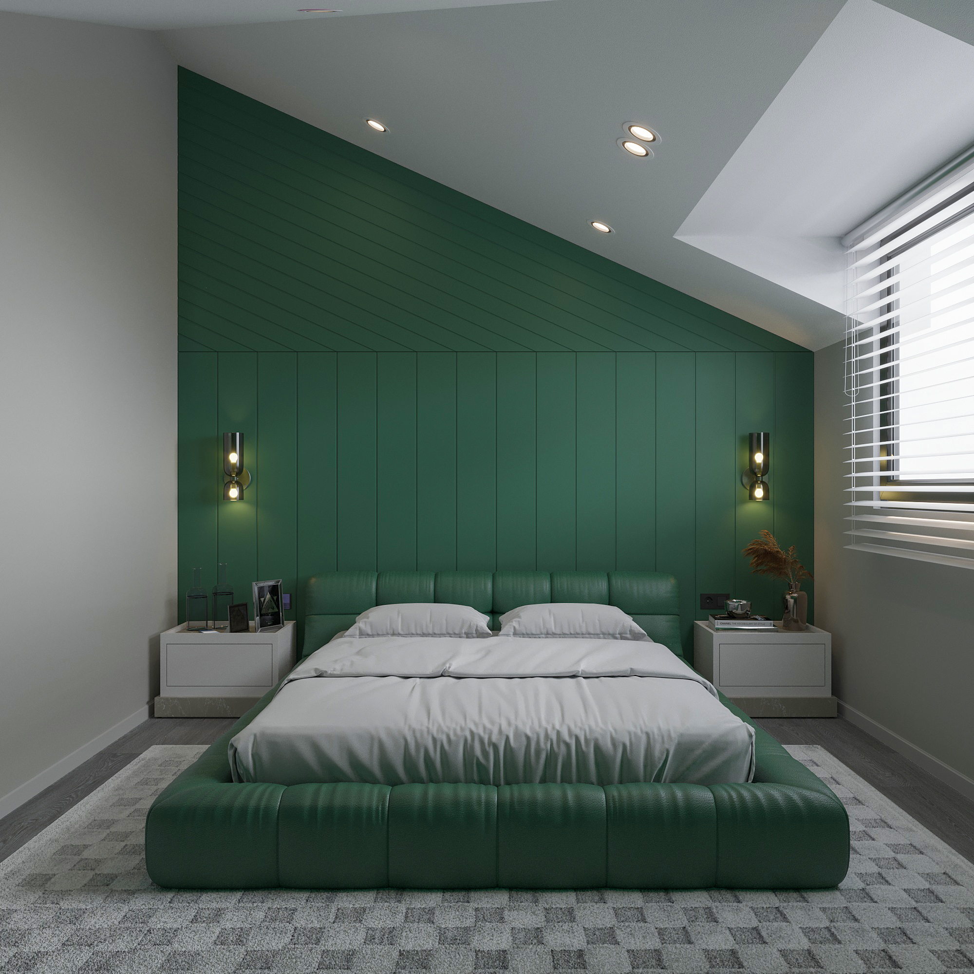 Pastel Green Bedroom