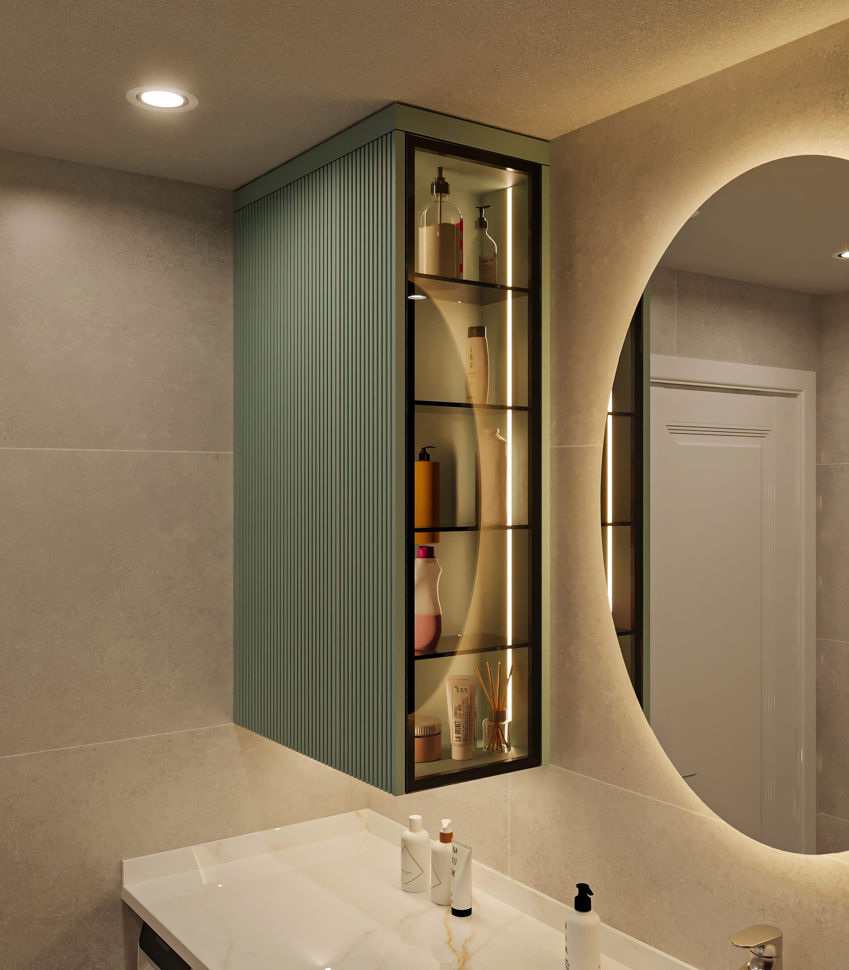 Water Green Bathroom