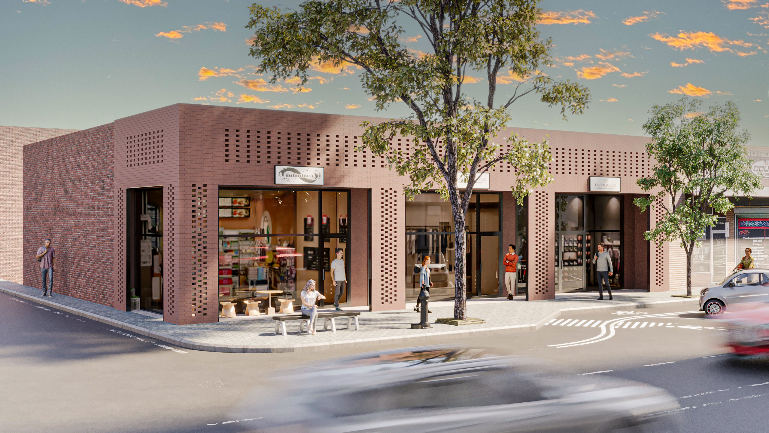 Brick Facade Building / Lethbridge - CAN