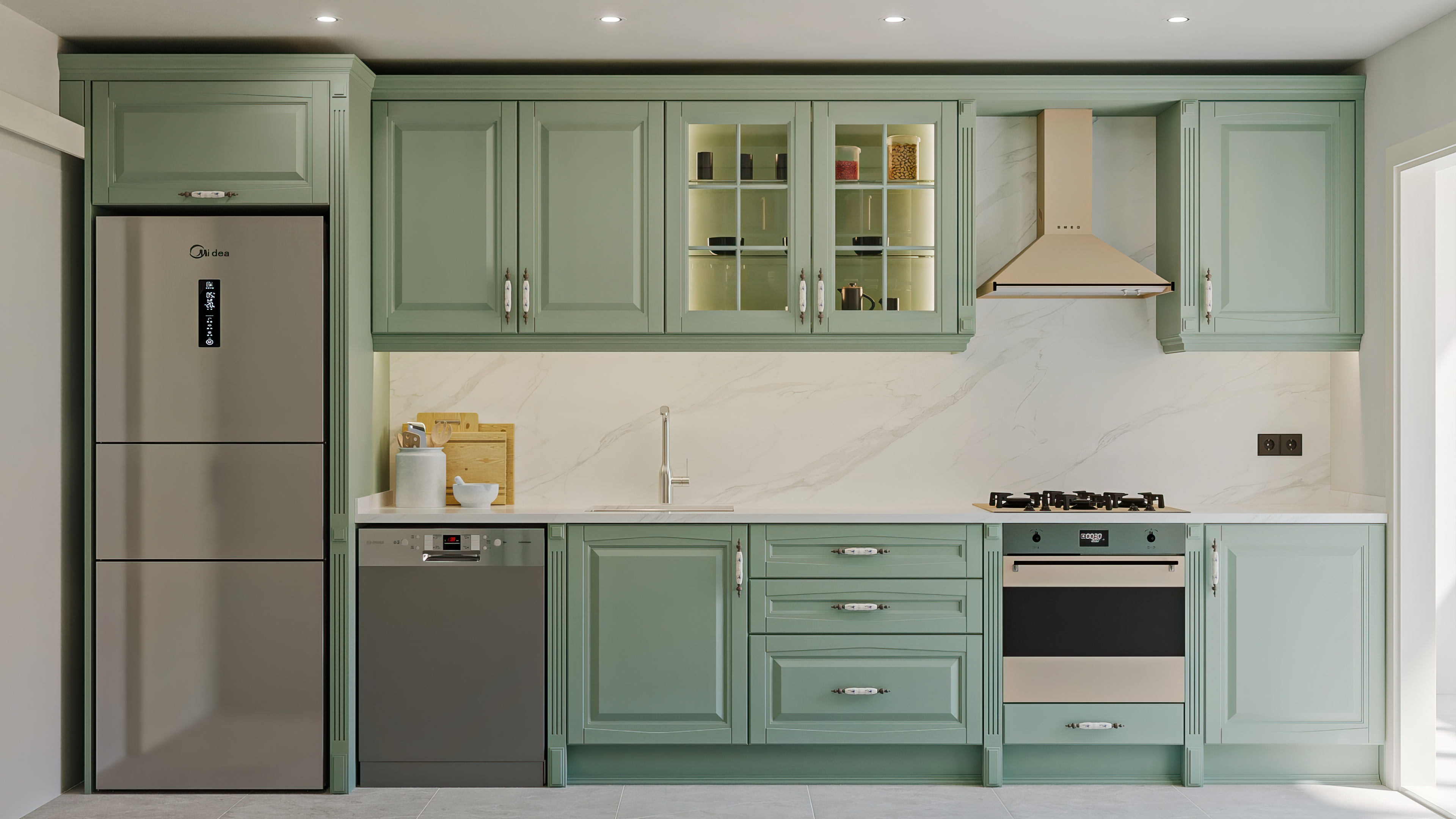 Neoclassical Kitchen