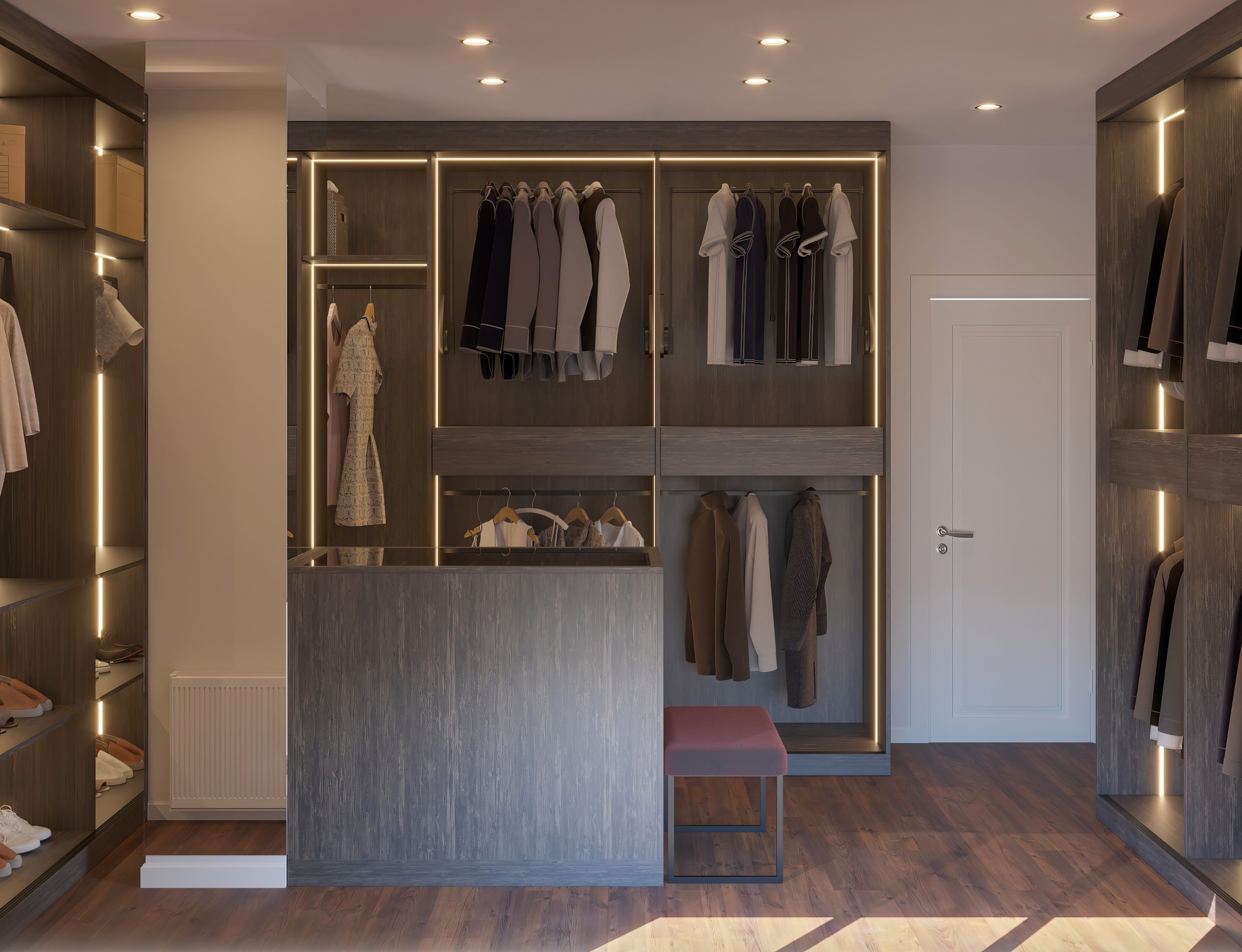 Smoked Glass Sliding Door Wardrobe