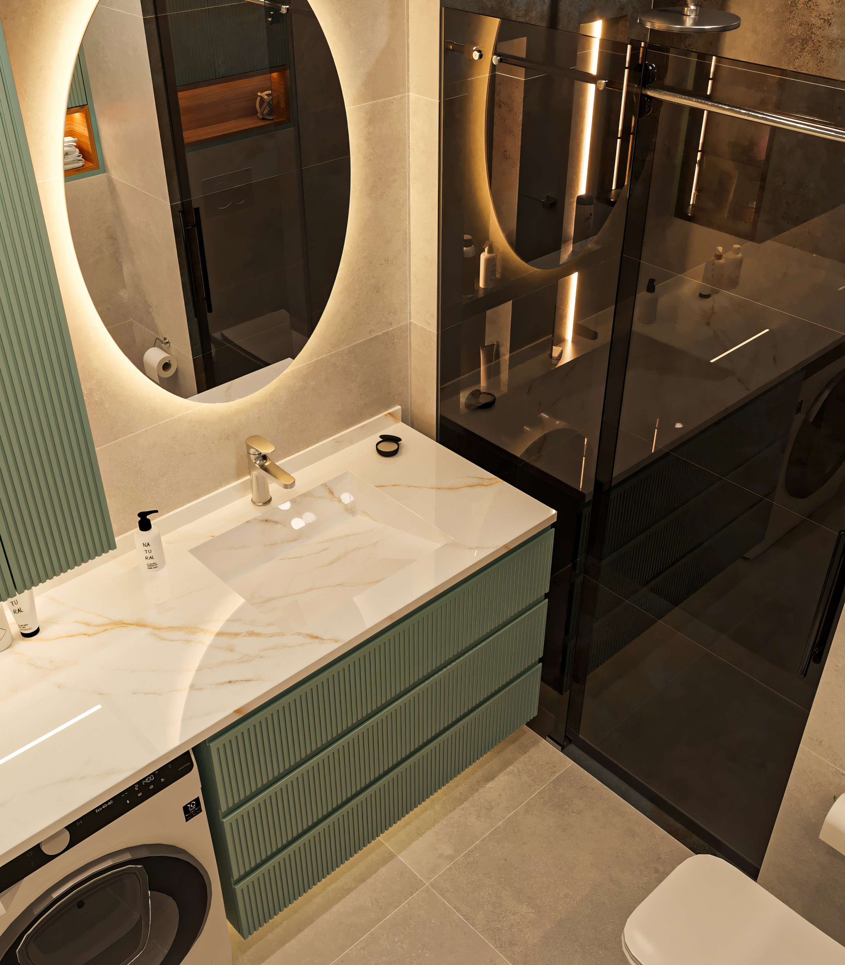 Water Green Bathroom