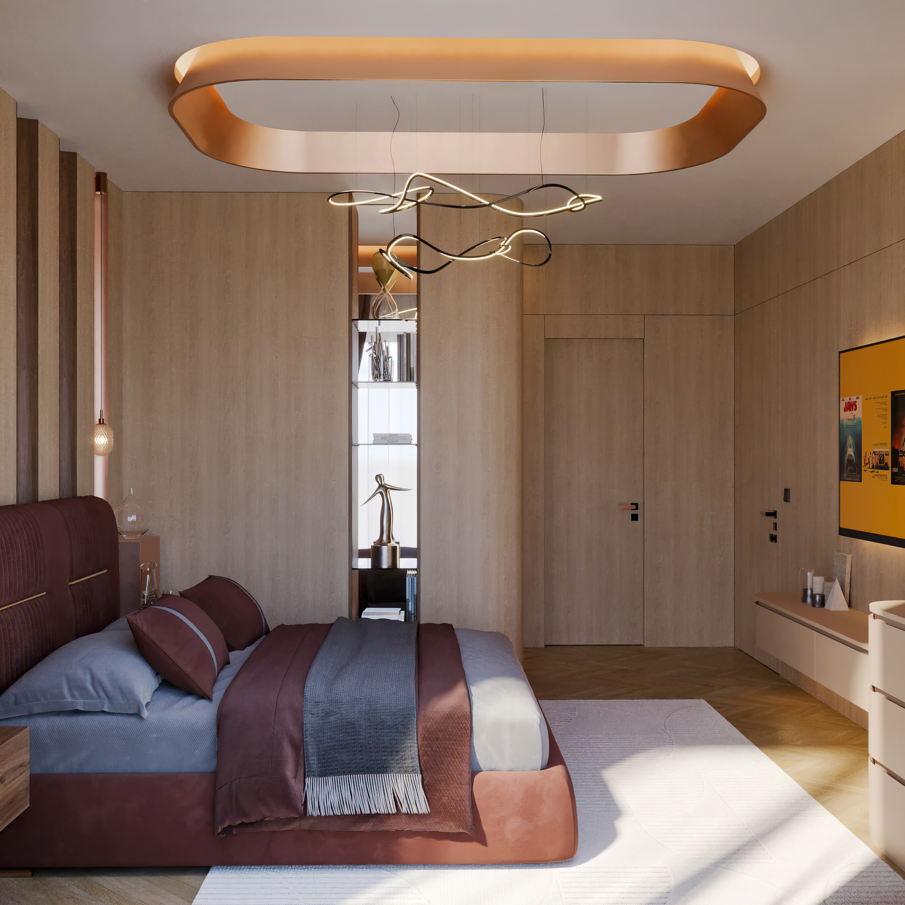 Wooden Bedroom Design